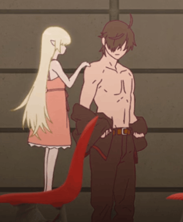 Araragi and Shinobu